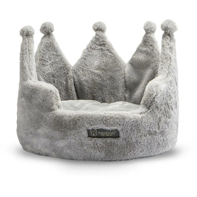 Crown Dog Bed Cloud Gray