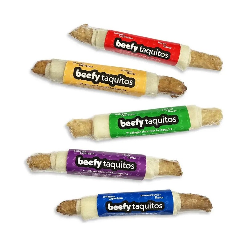 Frankly Pet Beefy Taquitos Healthy Dog Treats