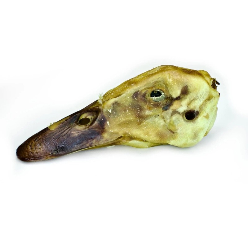 Gaines Family Farmstead Natural Duck Head Chews for Aggressive Chewers – USA Made