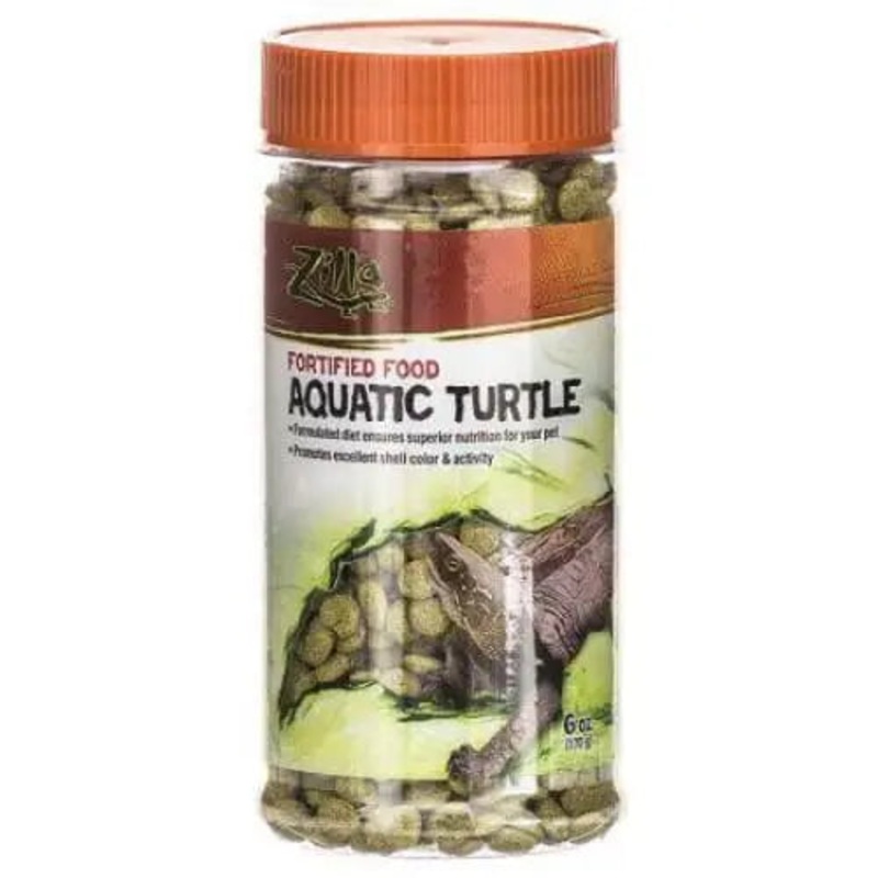 Zilla Aquatic Turtle Food 6 oz