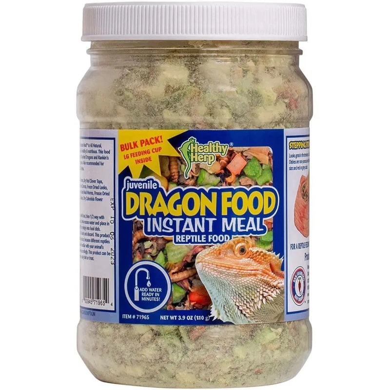 Healthy Herp Juvenile Dragon Food Instant Meal 3.88 Oz