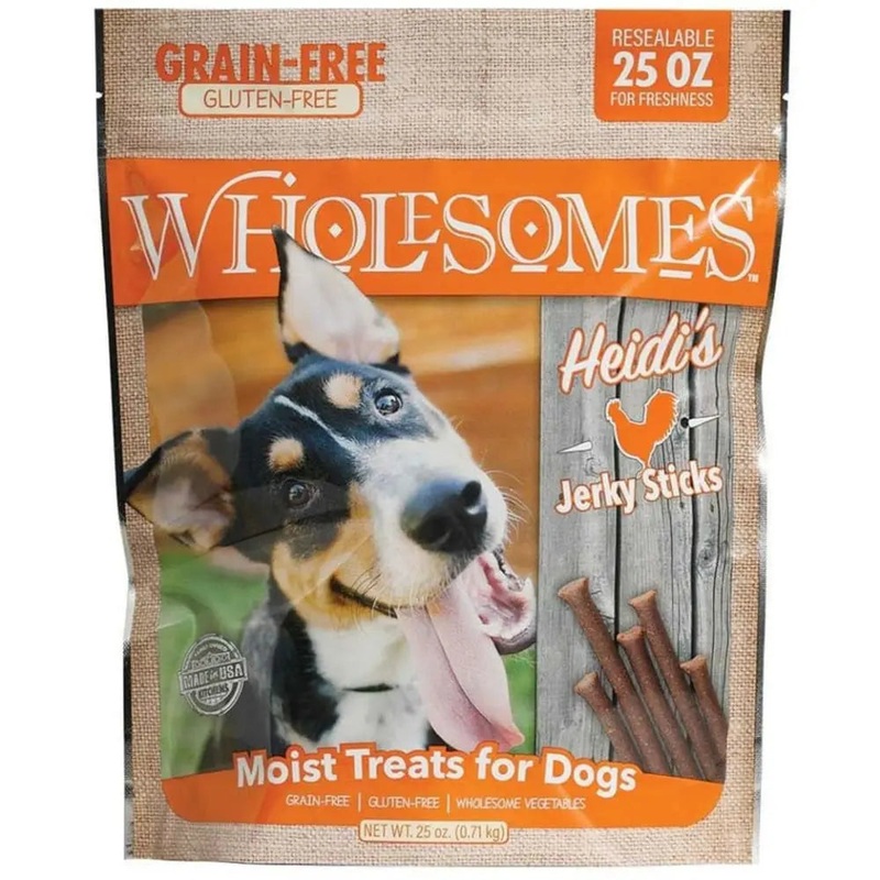 Sportmix Heidi’s Chicken Grain Free Jerky Sticks Moist Dog Treats 25 oz