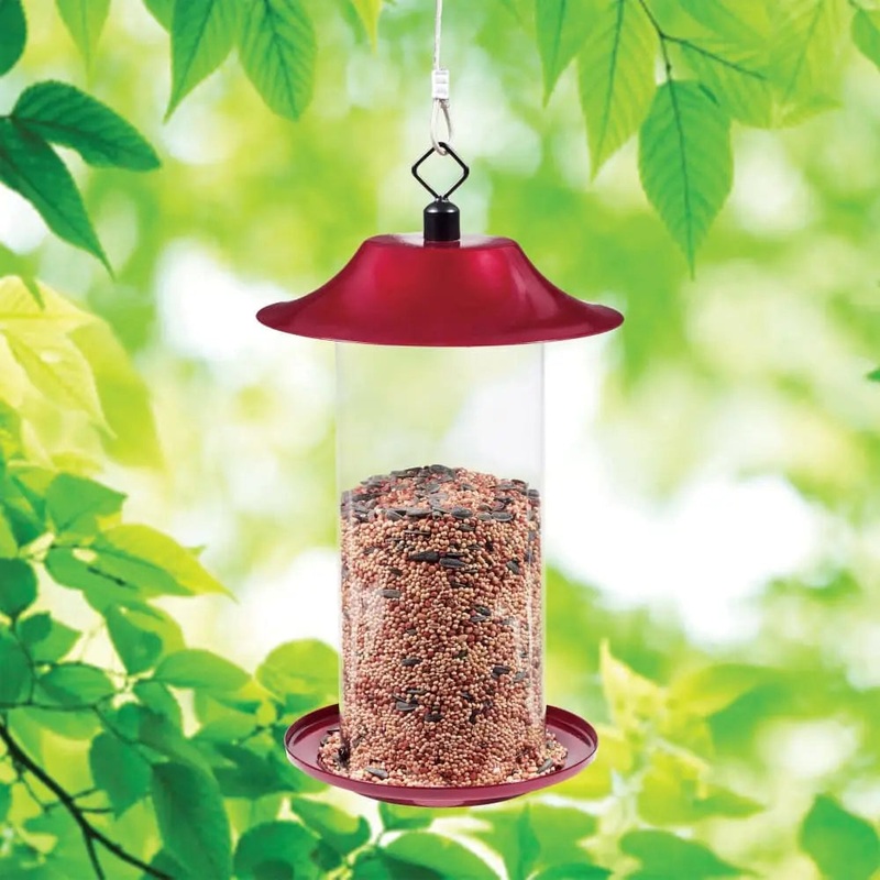 Crimson Single Tube Feeder