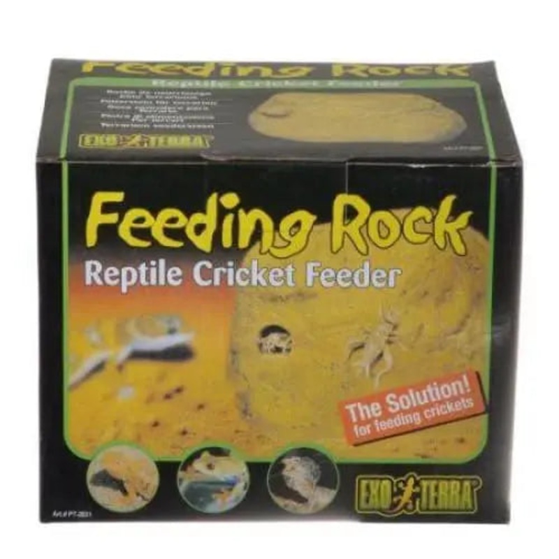 Exo-Terra Feeding Rock Reptile Cricket Feeder