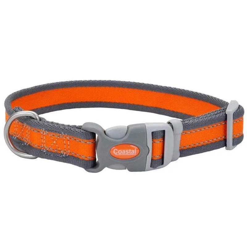 Coastal Pro Reflective Adjustable Nylon Dog Collar