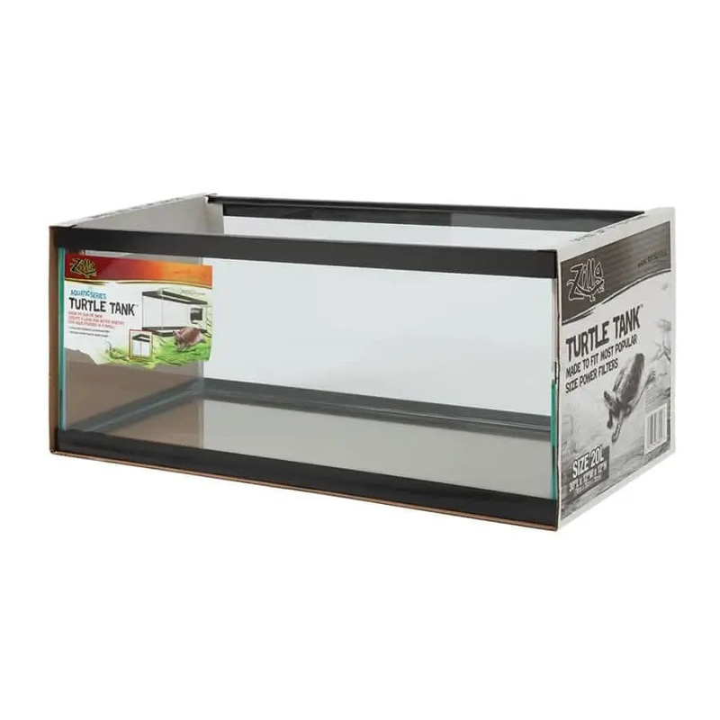 Zilla Aquatic Turtle Tank Habitat Enclosure 20 in