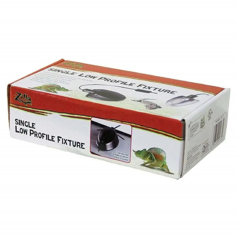 Zilla Low Profile Reptile Terrarium Fixtures