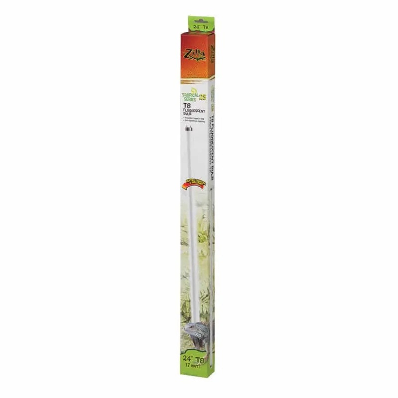 Zilla Reptile UVB Bulb light Fluorescent T8 light Habitat Lighting