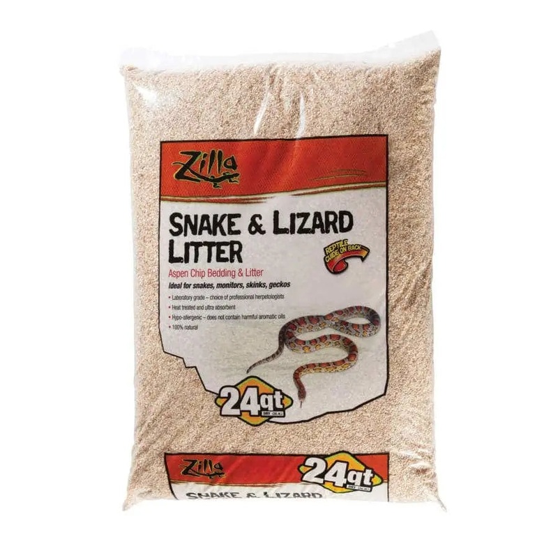 Zilla Snake Bedding Lizard Litter Natural