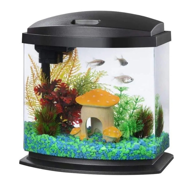Aqueon LED MiniBow Fish Aquarium Kit with SmartClean Technology