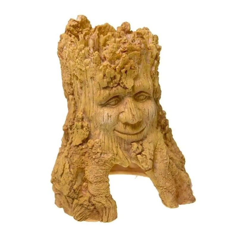 Blue Ribbon Ornament Tree Stump Terra
