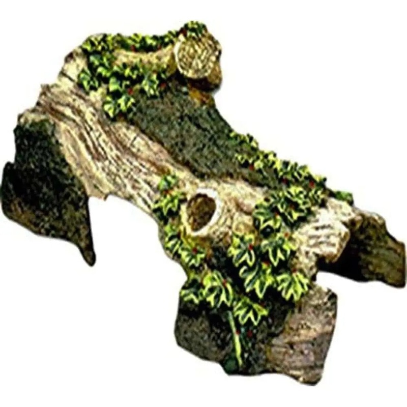 Exotic Environments Bent Log Hide-Away Reptile Tank Dcor