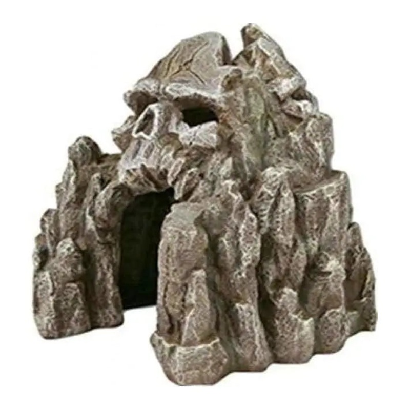 Exotic Environments Skull Mountain Aquarium Ornament, Small