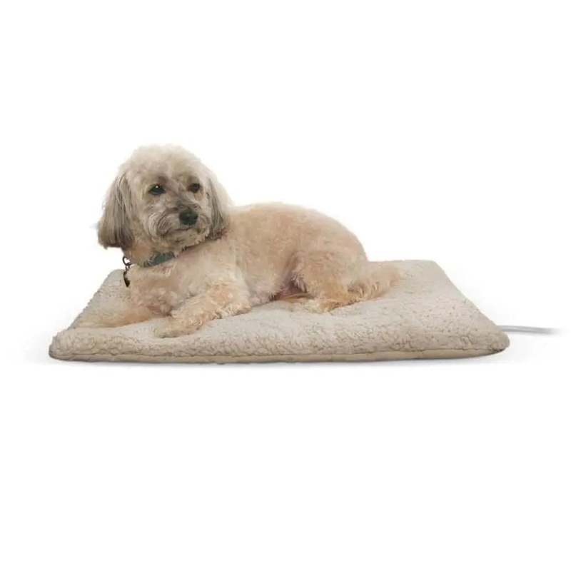 Creative Solutions by K&H Pet Bed Heater With Free Cover Tan