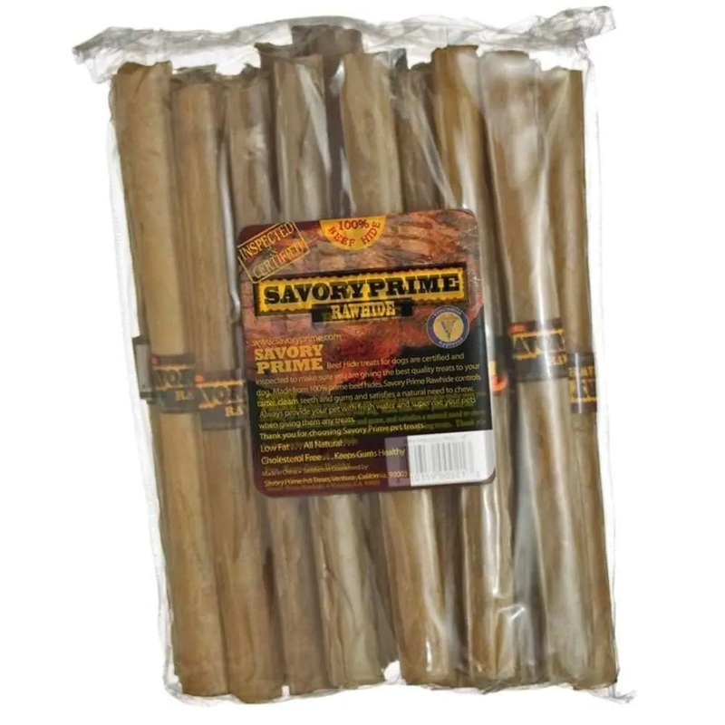 Savory Prime Pressed Roll Natural Dog Treat 10 in