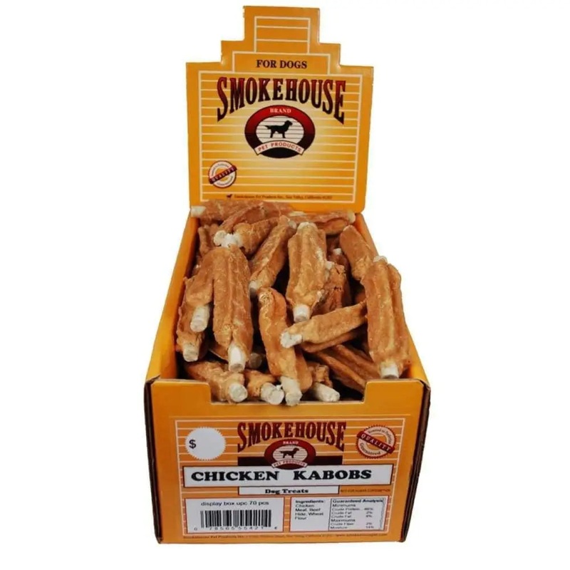 Smokehouse Chicken Kabobs Dog Treats 70ea/70 ct