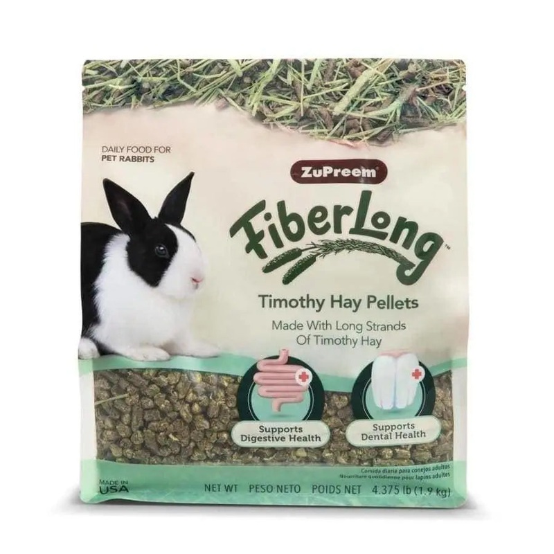 ZuPreem FiberLong Timothy Hay Pellets Rabbit Dry Food 4.375 lb