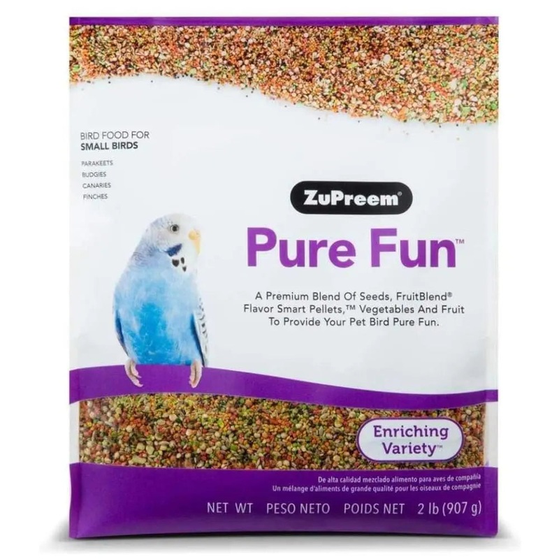ZuPreem Pure Fun Bird Food for Small Birds 2 lb