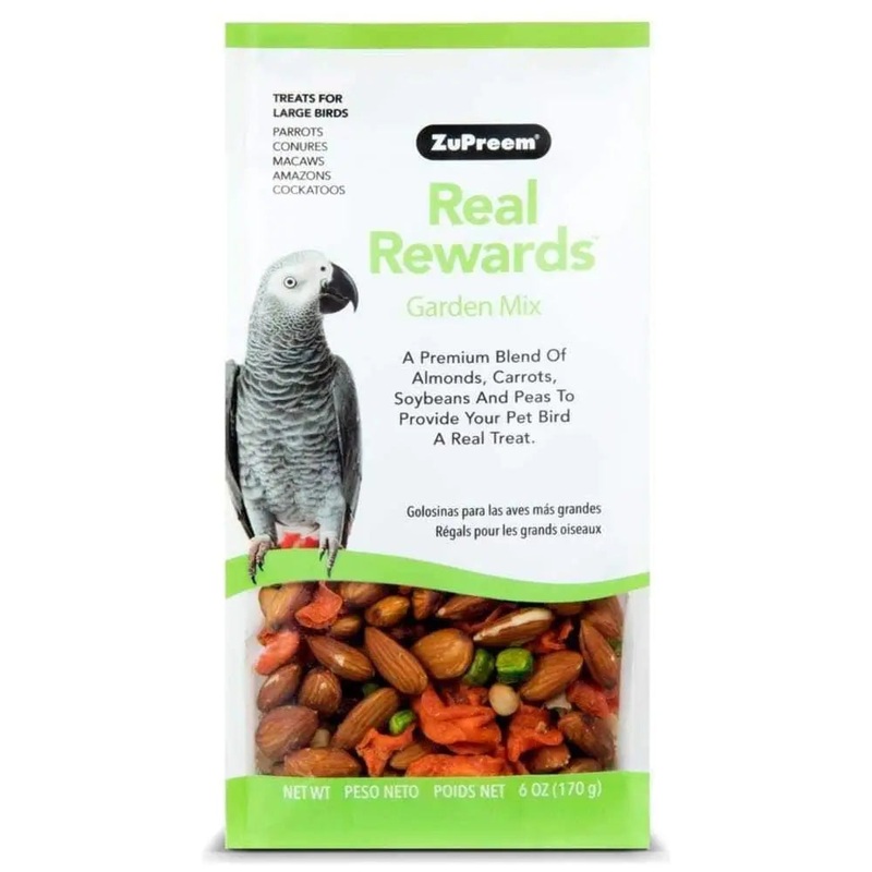 ZuPreem Real Rewards Garden Mix Treats for Large Birds 6 oz