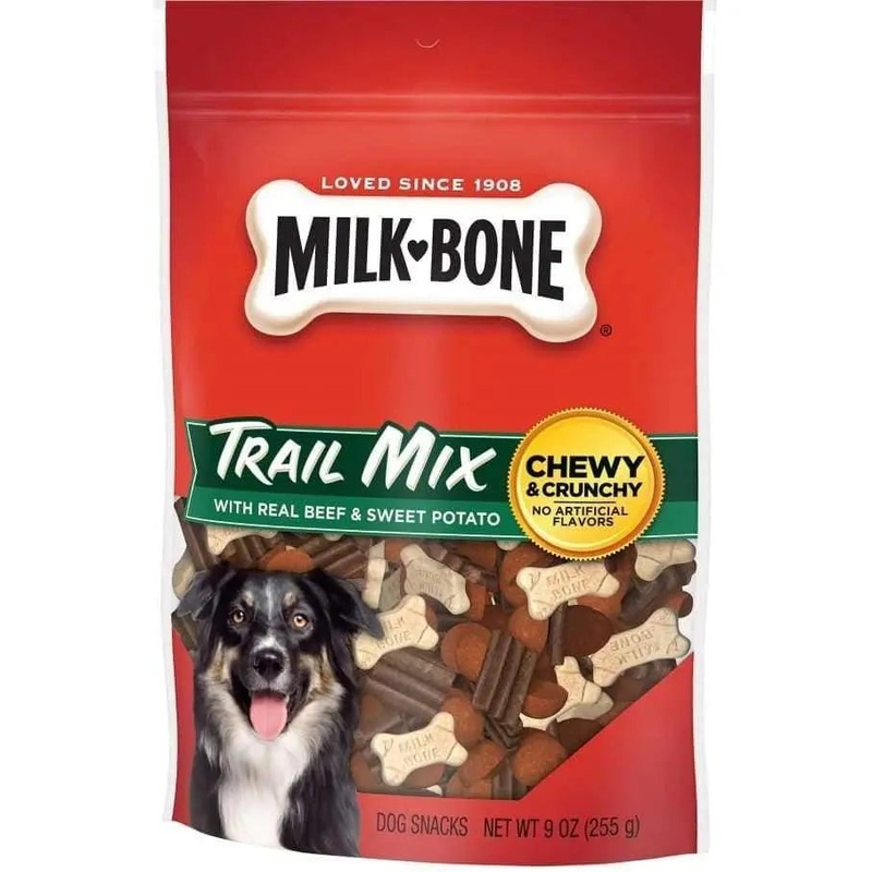 Milk-Bone Trail Mix Dog Treats Beef Mini, 9 oz