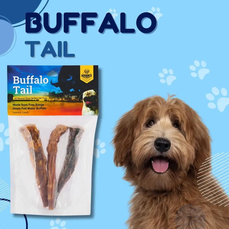 All Natural Water Buffalo Tail Dog Chew