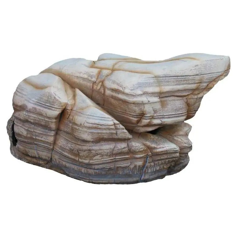Weco Products Wecorama Badlands Mojave Dunes Terrarium Ornament Mojave Dunes White, Brown