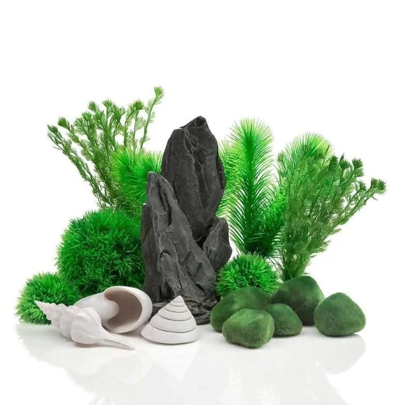 BiOrb Decor Set Stone Garden Green