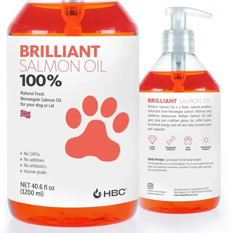 Brilliant Salmon Oil Skin & Coat Supplement for Dogs