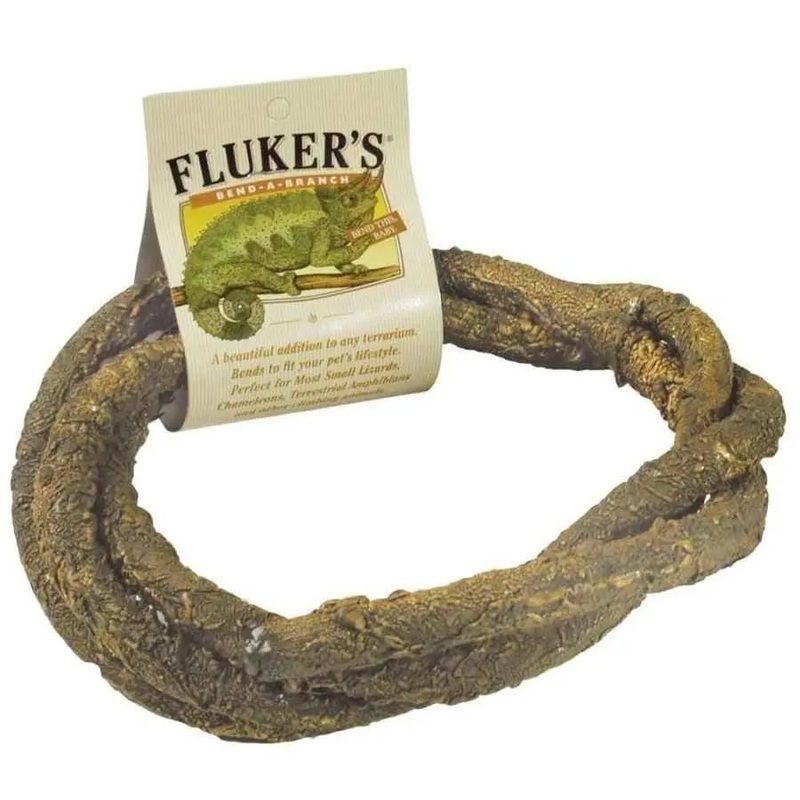Fluker’s Bend-A-Branch for Reptiles Brown