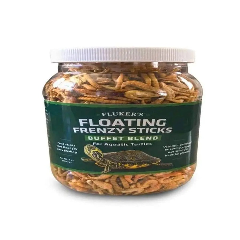 Fluker’s Buffet Blend Aquatic Turtles Floating Frenzy Sticks Freeze Dried Food