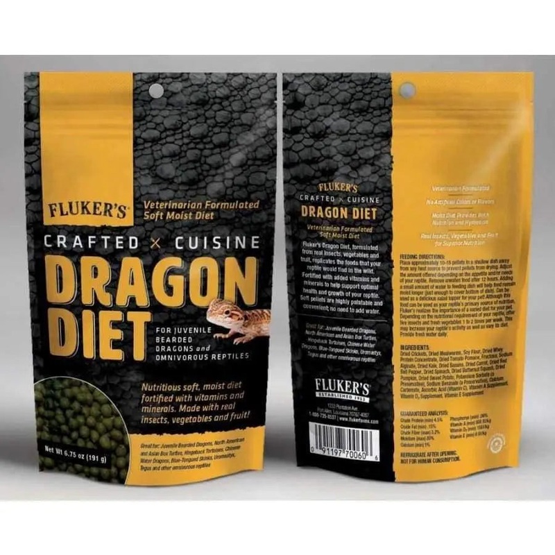 Fluker’s Crafted Cuisine Juvenile Bearded Dragon Diet Dry Food 6.75 oz