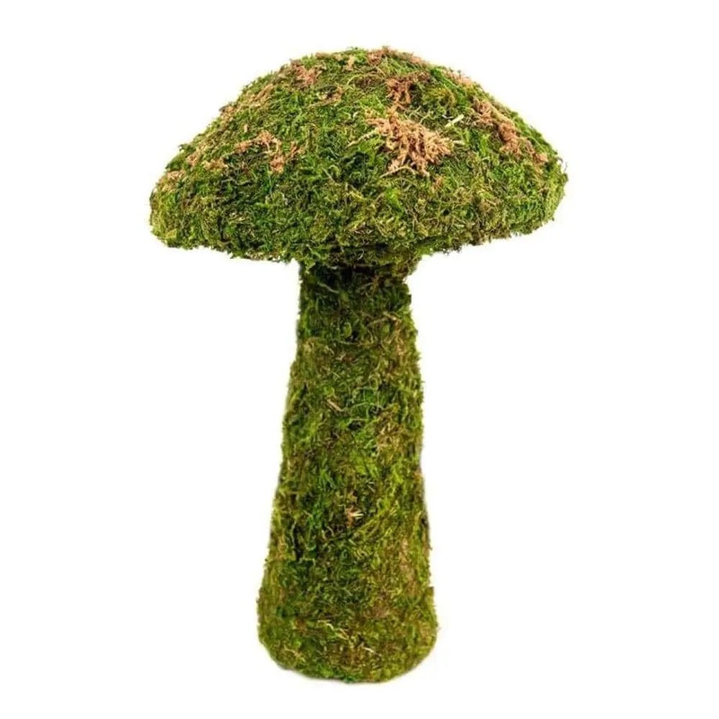 Galapagos Moss Mushroom Decorative Terrarium Ornament Mushroom Fresh Green