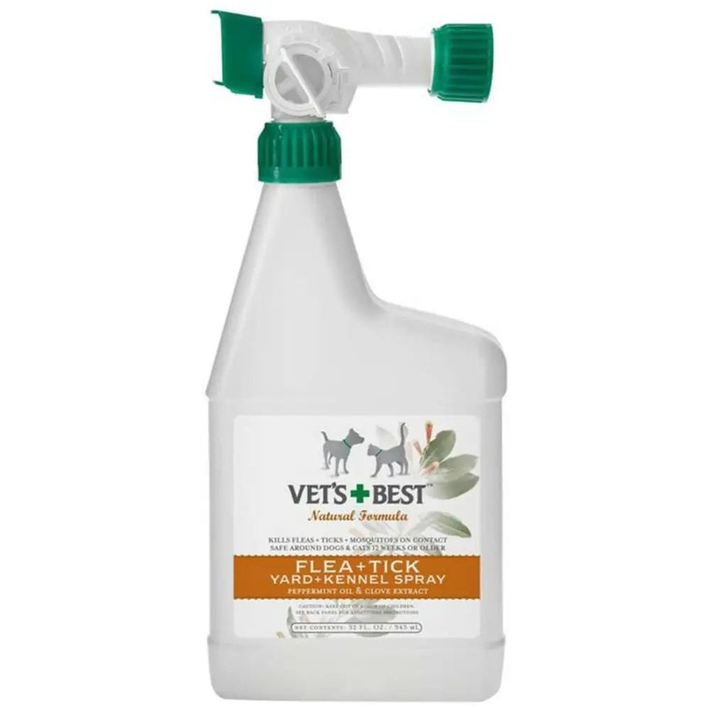 Vet’s Best Natural Flea and Tick Yard and Kennel Spray 32 fl oz