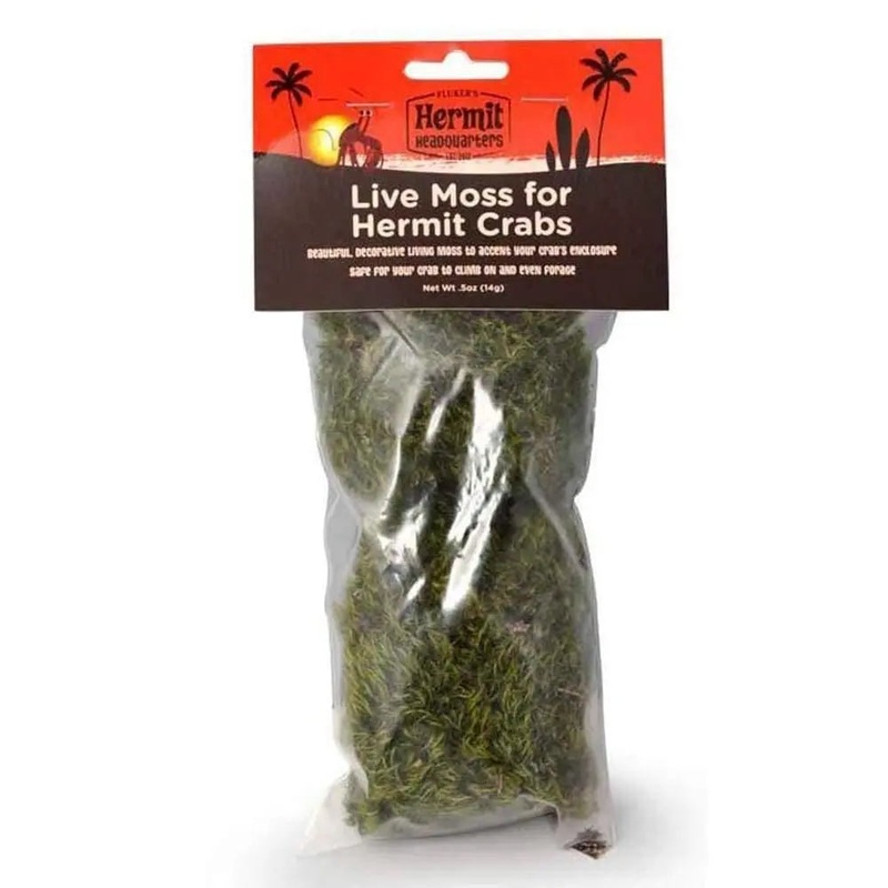 Fluker’s Hermit Crab Live Moss 0.7oz