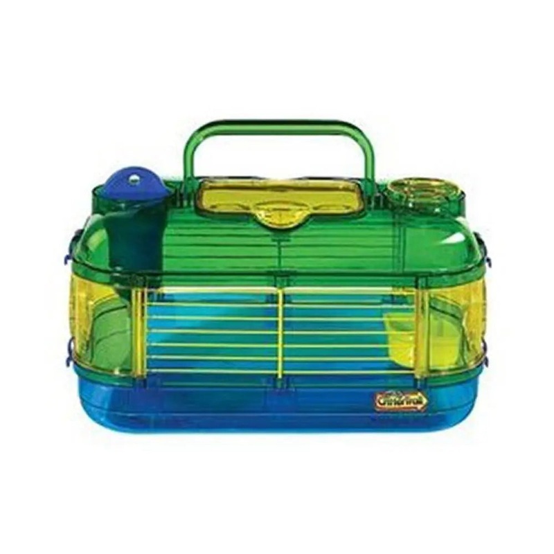 Kaytee CritterTrail Carry & Go Travel Habitat for Small Animal Multicolor 12.5 X 8 X 7.5 Inch