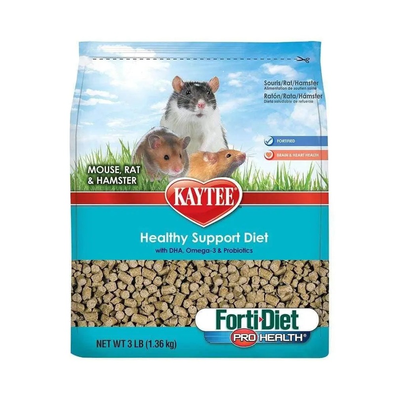 Kaytee Forti-Diet Pro Health Mouse, Rat & Hamster Food 3 Lbs