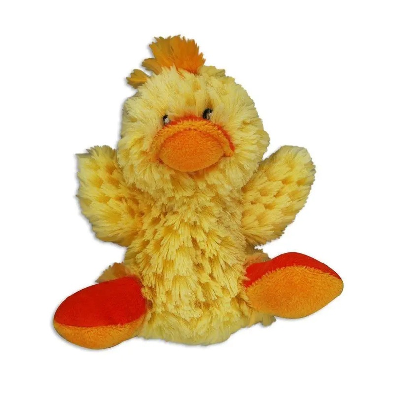 Kong Plush Duck Dog Toys Yellow Small