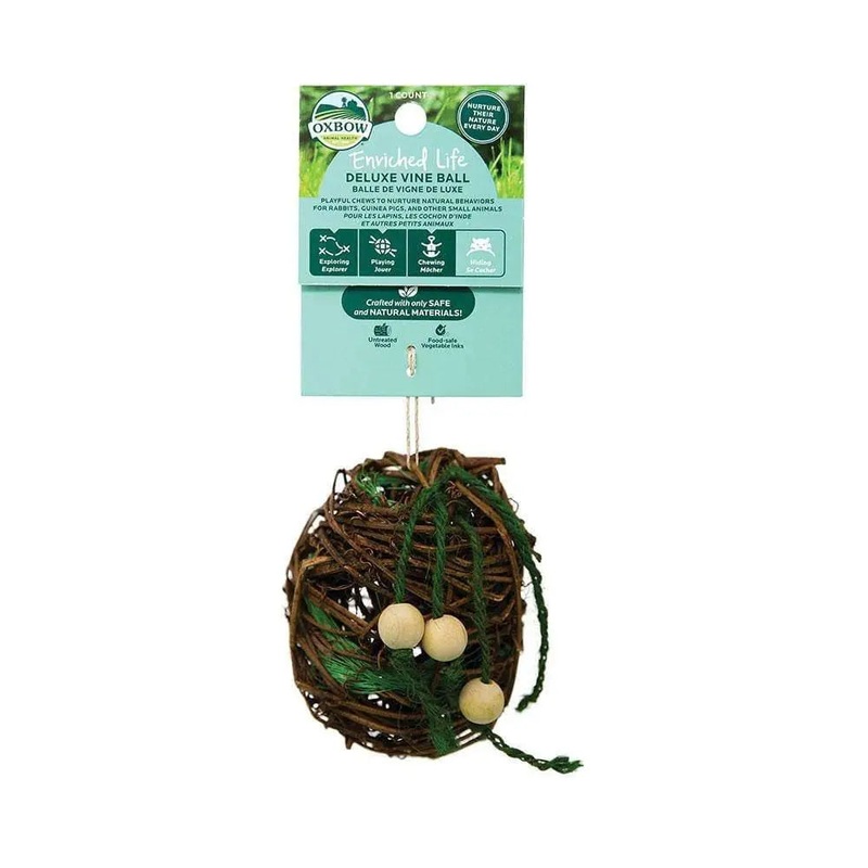 Oxbow Animal Health Enriched Life Deluxe Vine Ball for Small Animal