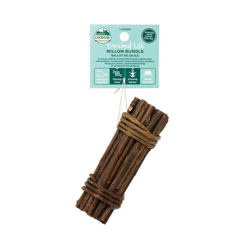 Oxbow Animal Health Enriched Life Willow Bundle for Small Animal