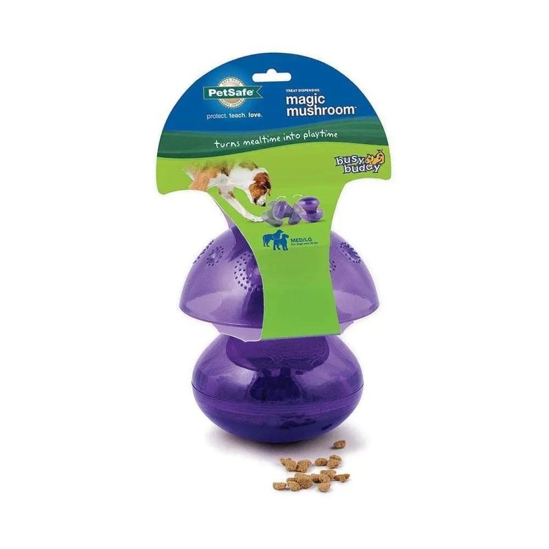 PetSafe Busy Buddy Magic Mushroom Meal Dispensing Dog Toys Medium/Large