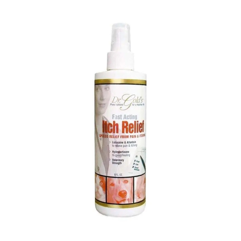 Synergy Labs Dr. Gold’s Itch Relief Spray for Dog 8 Oz