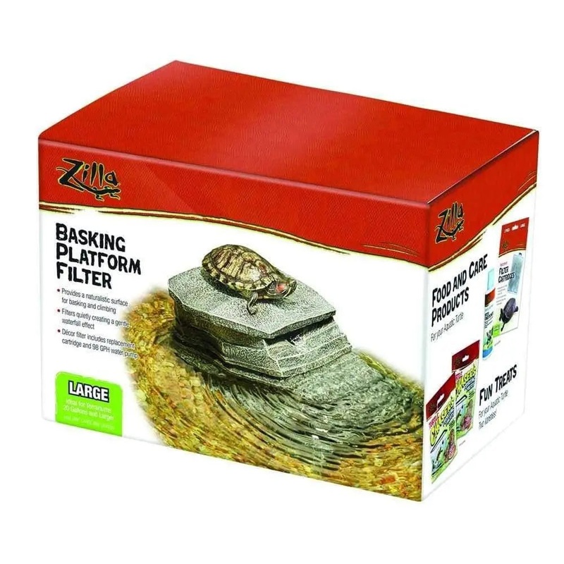 Zilla Basking Platform Filter Large 40 Gallon Terrariums