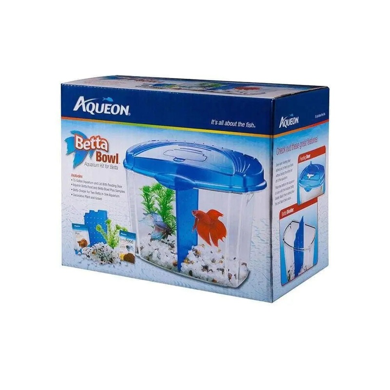 Aqueon Bettabow LED Kit Blue Color 9.1 X 5.1 X 7.2 Inch