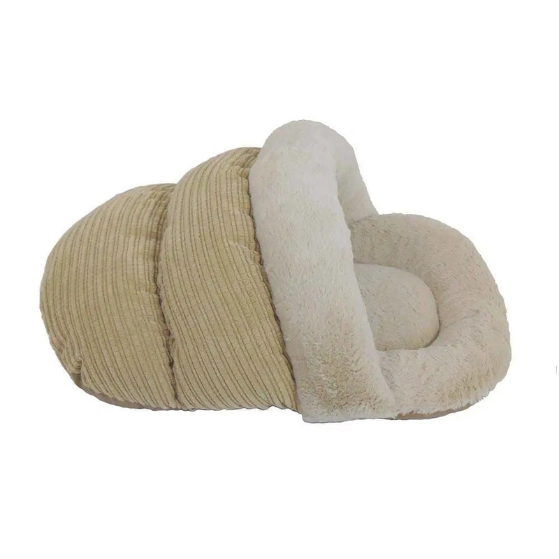 Arlee Pet Products Sly Slipper Cat Bed Sand 22 Inch
