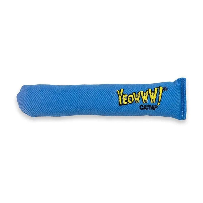 Ducky World Yeowww! Big Baby Its A Boy Cigar Catnip Toys Blue Color 7 Inch