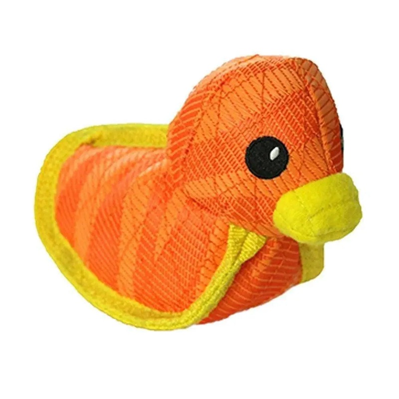 DuraForce Characters Duck Dog Toys Orange/Yellow Color 3.5 X 6.5 X 5.2 Inch