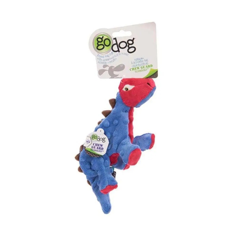 GoDog Spike the Stegosaurus Dino Dog Toys Small Blue Color