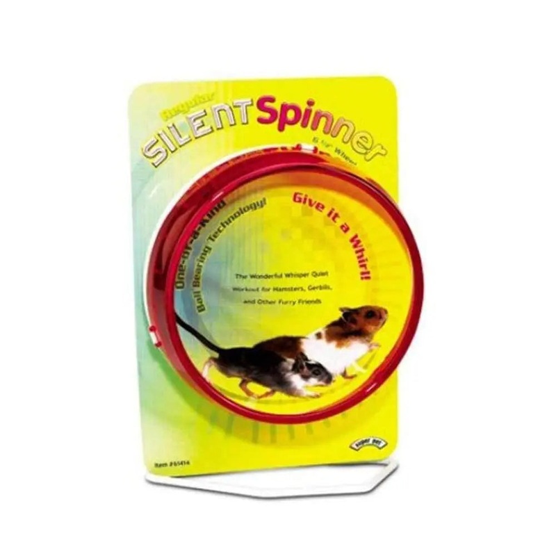 Kaytee Silent Spinner Wheel for Small Animal Assorted Color 6.5 Inch