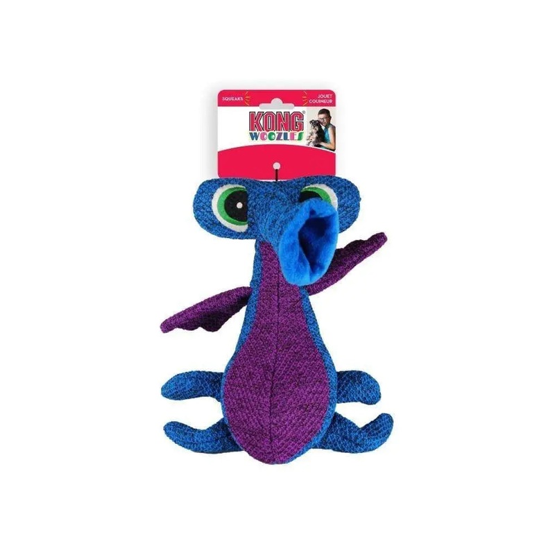 Kong Blue Woozles Dog Toys Blue Medium