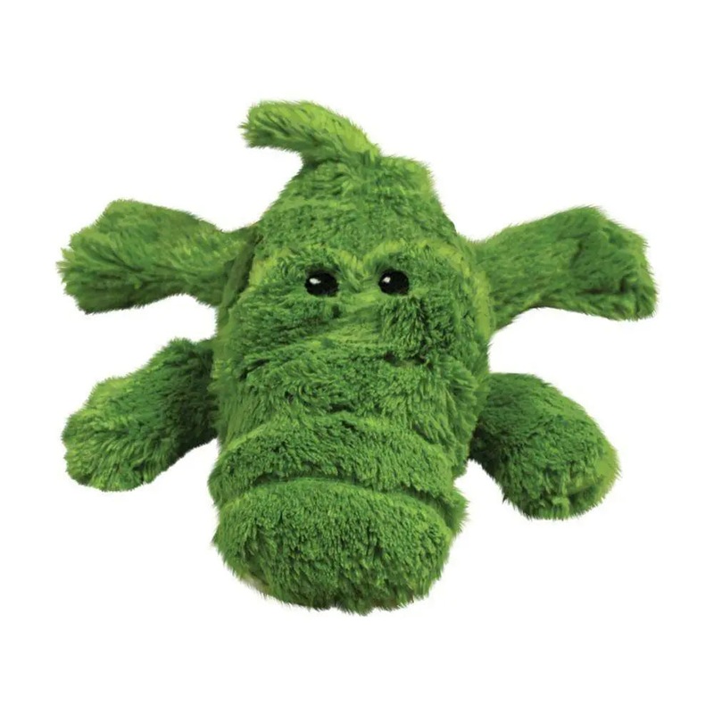Kong Cozie Ali Alligator Dog Toys Green Medium
